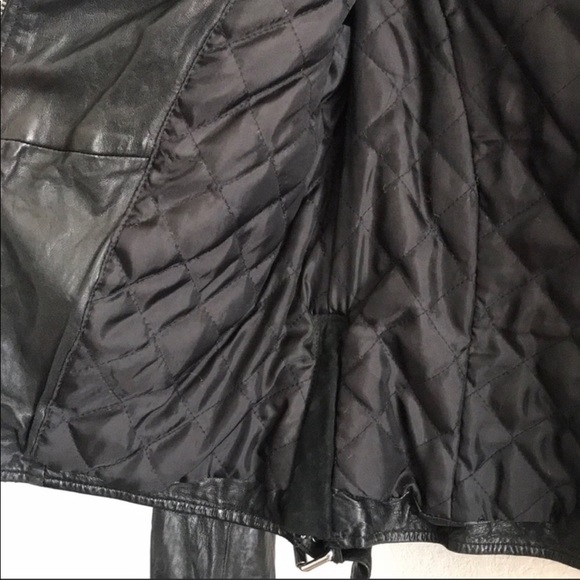 All Saints Black Leather Jacket - Picture 7 of 7